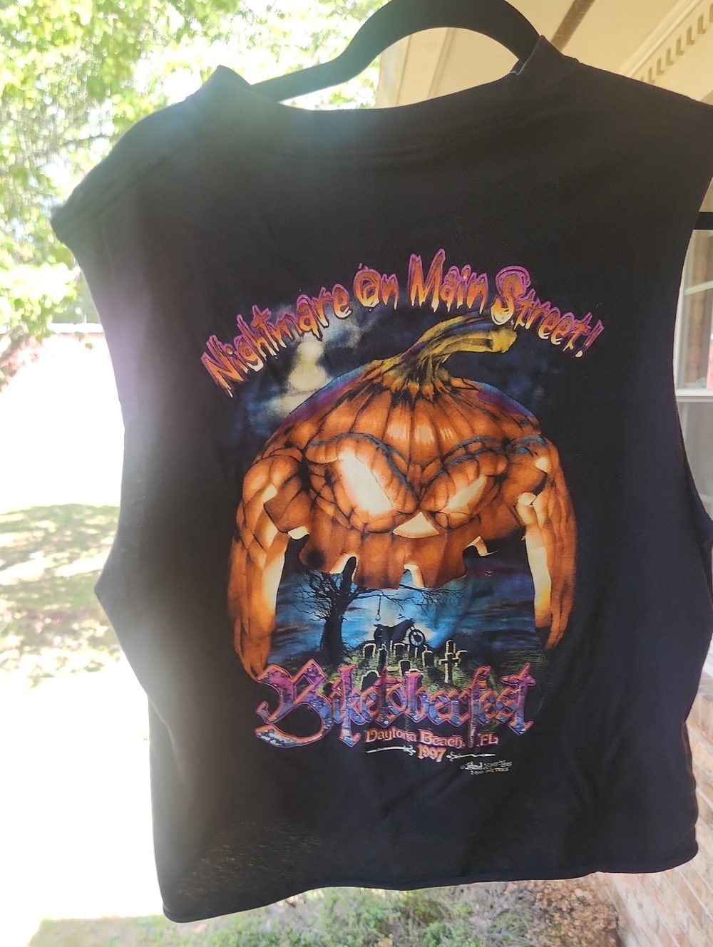 Nightmare on Main Street Biketoberfest 1997 Cut Off Tee